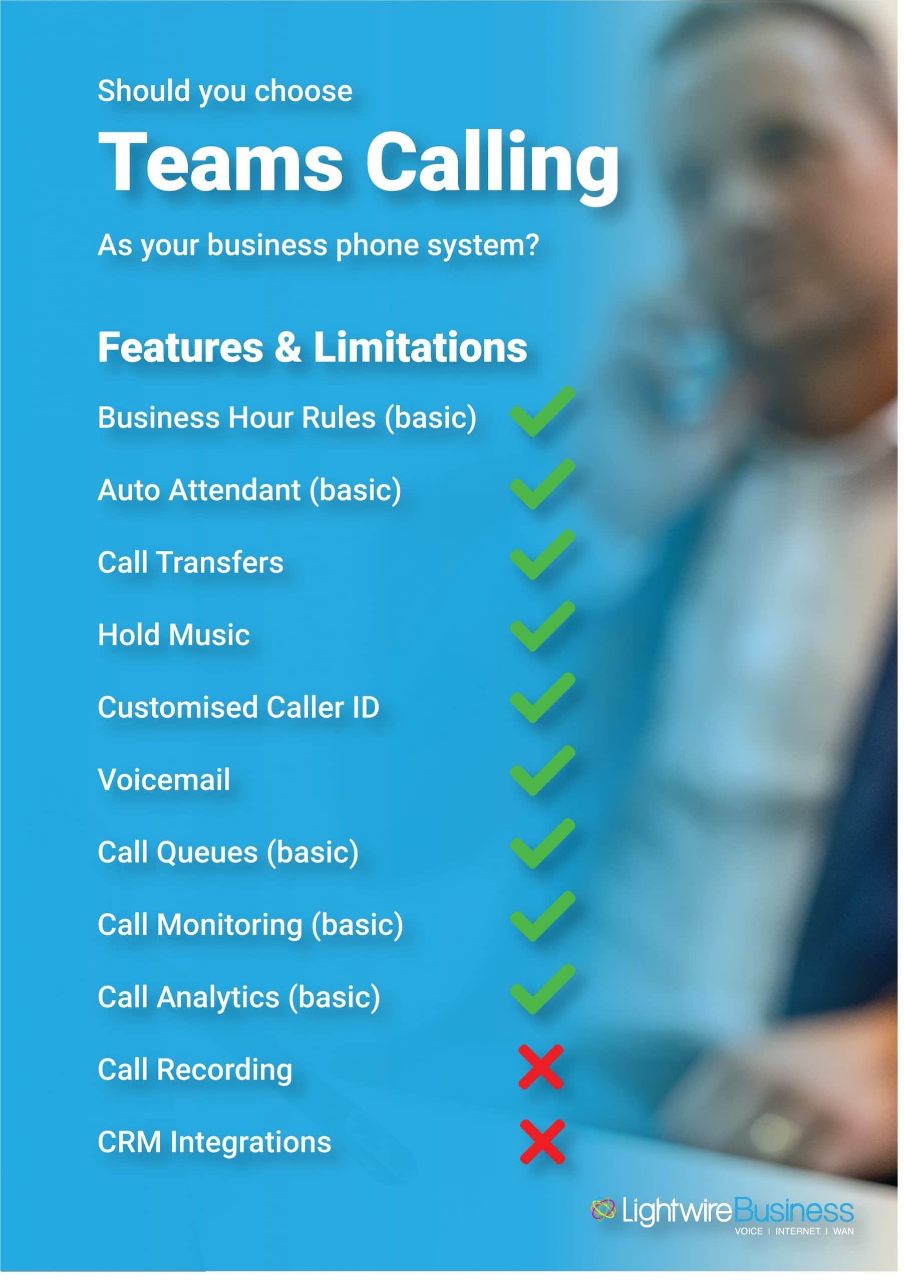 Teams Calling Features & Limitations 1 Teams Calling Features