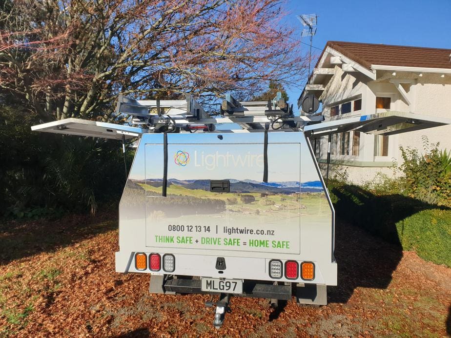 How Lightwire Nails Health & Safety 2 Lightwire ute with wings up