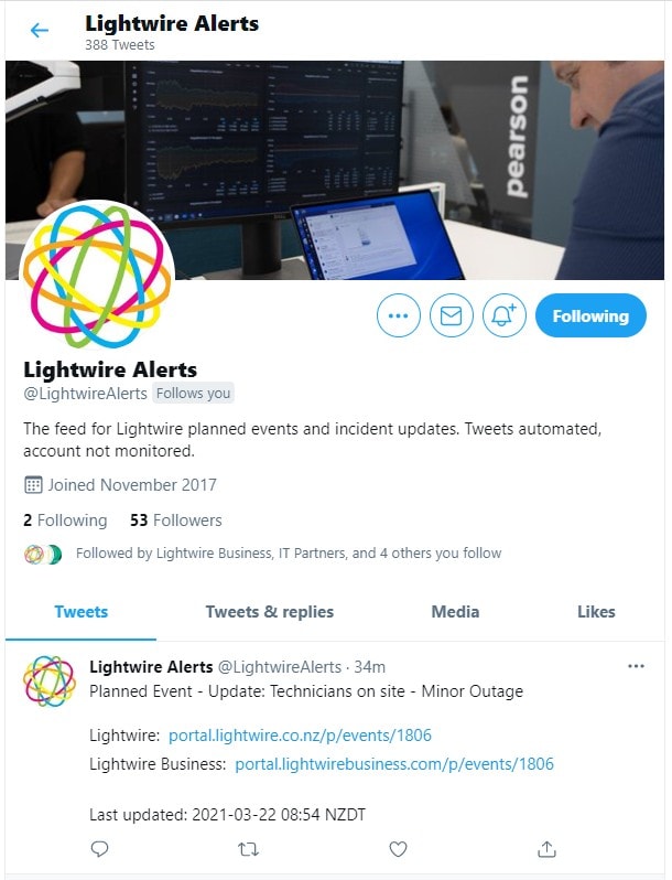 What happens when things go wrong 5 Lightwire alerts twitter
