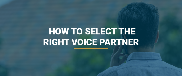 Blog 86 how to select the right voice partner