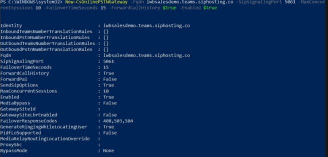Teams Calling Configuration & Setup 5 step 14