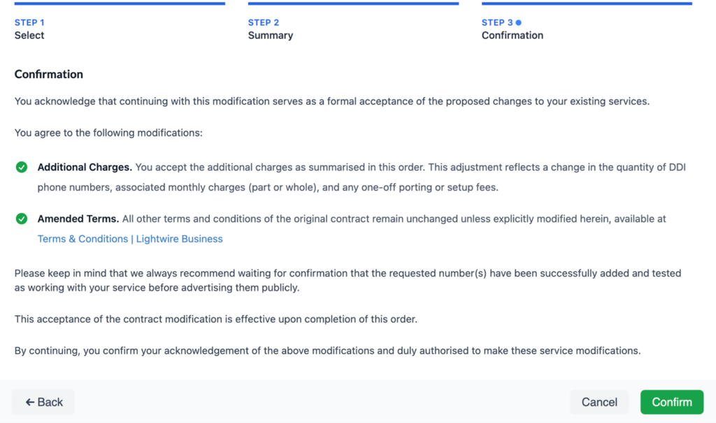 Self-Service DDI Management 7 Self-Service-DDI_Confirmation